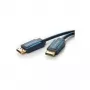 CLICKTRONIC Microconnect 10 m DisplayPort kabelis, vyriškas į vyrišką, juodas, 4K 60 Hz
