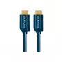 CLICKTRONIC standartinis HDMI kabelis su eternetu (HDMI A į HDMI A) - 20 m, High Speed, 4K, 3D, juodas