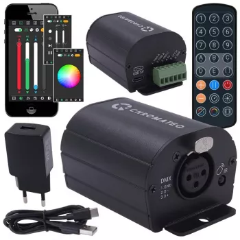 CLUB 3D CHROMATEQ CLUB 512 DMX valdiklio sąsaja + nuotolinio valdymo pultas