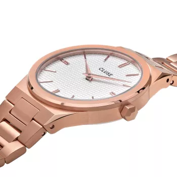 CLUSE Minuit Moteriškas Laikrodis 33 mm Rožinis Auksas Nerūdijantis Plienas Tinklelis
