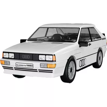 Cobi Audi Quattro 1980 White 1:35 Scale Building Blocks Set
