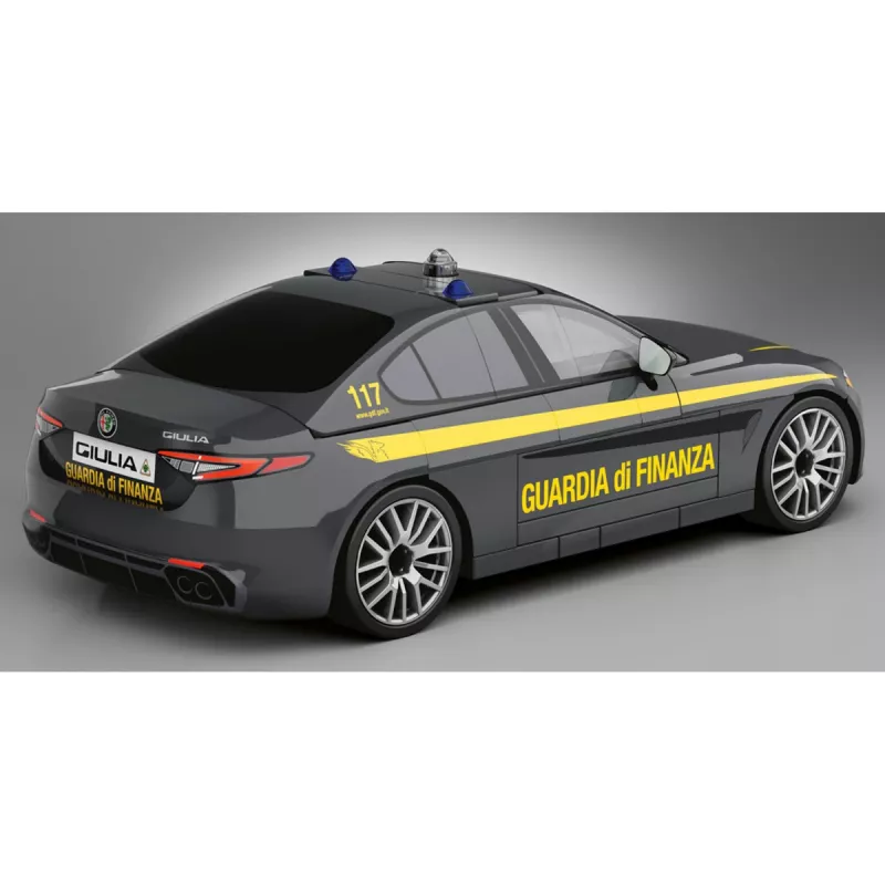 Cobi Building Block Model Alfa Romeo Giulia Quadrifoglio Guardia di Finanza 1:35