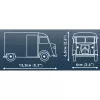 COBI Citroen Type H 1:35 Konstrukcinių blokelių rinkinys (246 dalys)