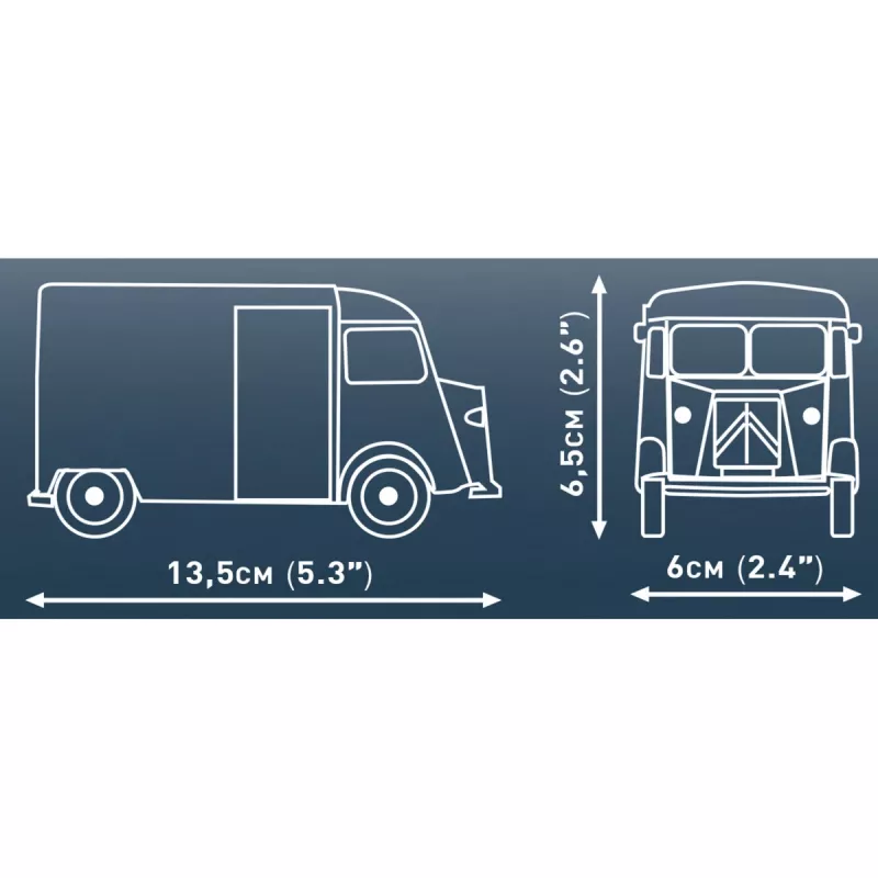 COBI Citroen Type H 1:35 Konstrukcinių blokelių rinkinys (246 dalys)