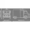 COBI Citroen Type H Policijos statybinių blokelių rinkinys (1:35 mastelis)