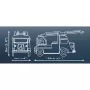 COBI Citroen Type H Pompiers (1:35 mastelis) Plastikinis modelio rinkinys