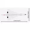 COBI Concorde G-BBDG konstravimo rinkinys, 450 dalių, 1:95 mastelis