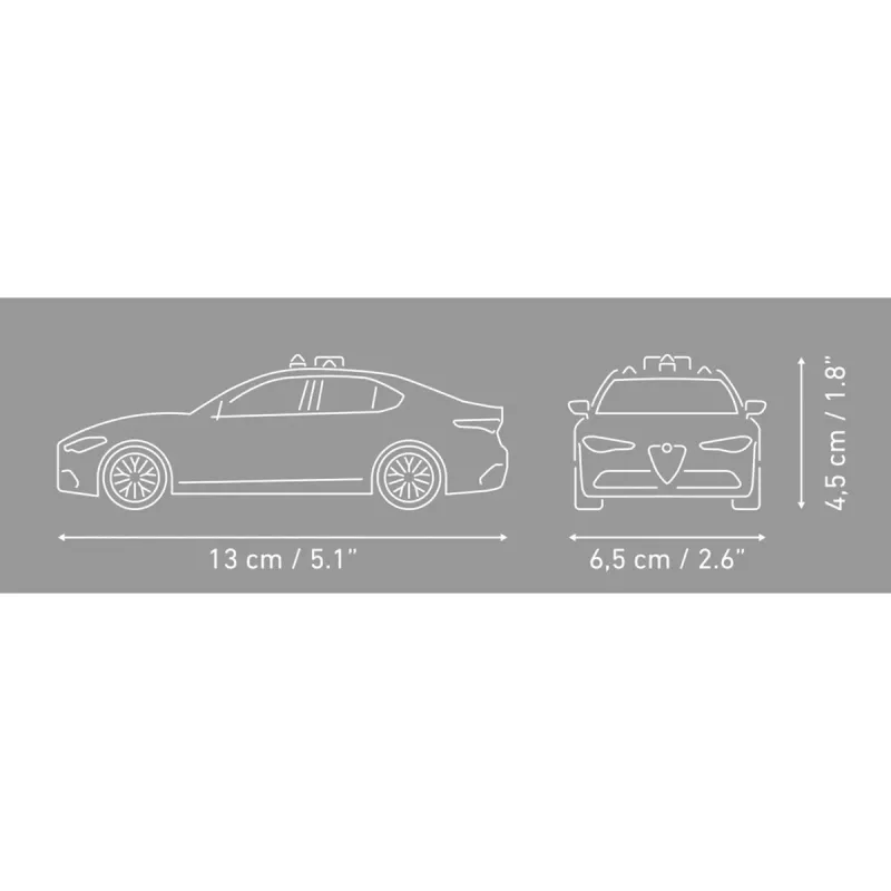 Cobi Giulia Quadrifoglio Carabinieri statybiniai blokeliai 1:35