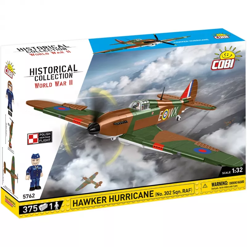 Cobi Hawker Hurricane No.302 Sqn. RAF statybinis rinkinys