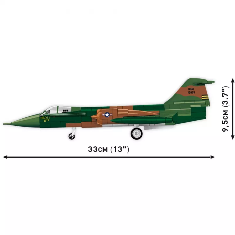 Cobi Lockheed F-104 Starfighter statybiniai blokeliai (370 dalių)