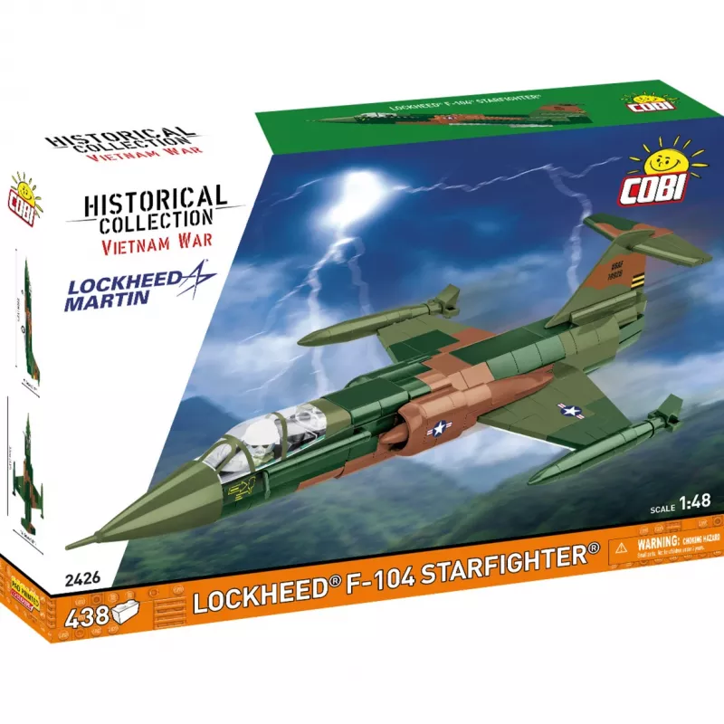 Cobi Lockheed F-104 Starfighter statybiniai blokeliai (370 dalių)
