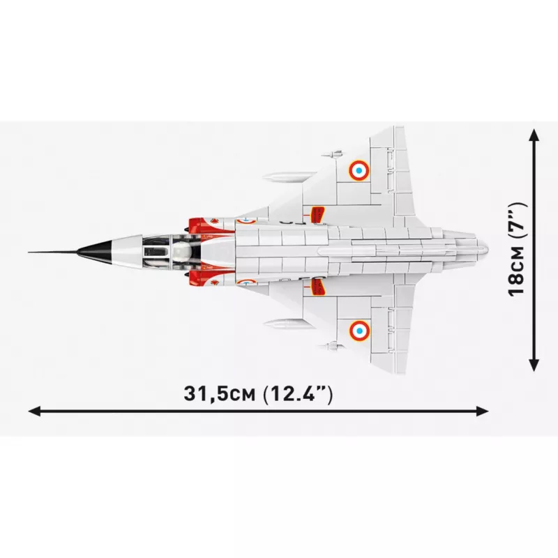 Cobi Mirage IIIC statybinis rinkinys, mastelis 1:48 (560 dalių)