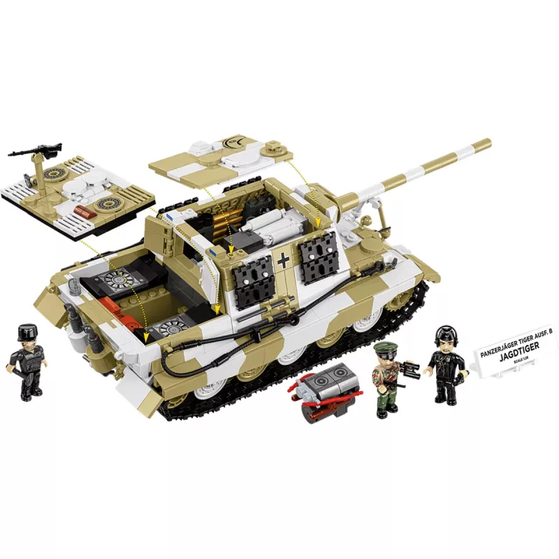 COBI Panzerjäger Tiger Ausf. B Jagdtiger statybiniai blokeliai (1371 vnt.)
