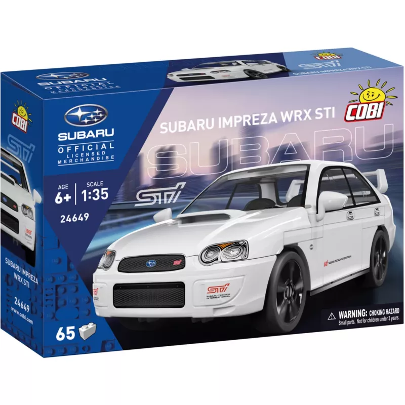 Cobi Subaru Impreza WRX STI konstruktorių rinkinys (1:35 mastelis, 255 dalys)