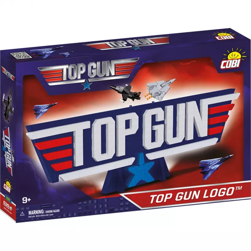 COBI Top Gun Logo F-14 Tomcat Fighter Jet Building Blocks 732 Pieces