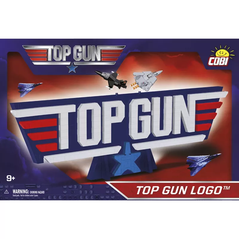 COBI Top Gun Logo F-14 Tomcat Fighter Jet Building Blocks 732 Pieces