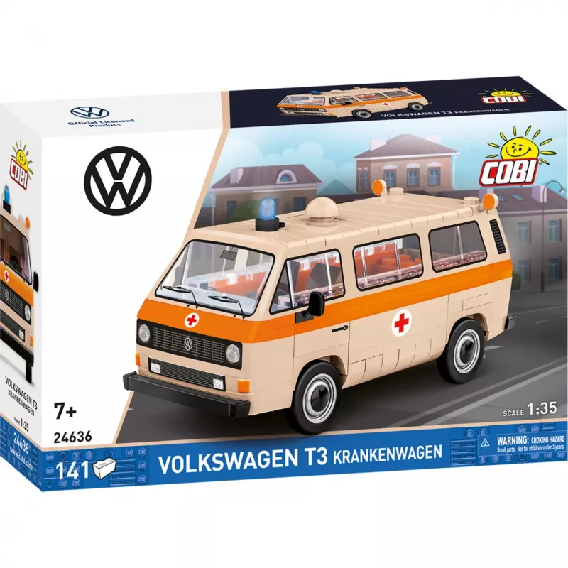 COBI Volkswagen T3 Ambulance Plastic Model Kit 1:35