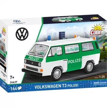 COBI Volkswagen T3 Policijos statybinis blokų rinkinys 1:35 masteliu, 225 dalys