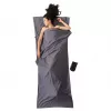 Cocoon CT44 Lengvas Kelioninis Miegmaišio Įdėklas – Stačiakampis, 220 x 90 cm, 100% Medvilnė, Elephant Grey