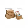 ColomPac CP 066.02 Pašto siuntų dėžutė SM, ruda, vidiniai 215 x 155 x 43 mm, savaiminio klijavimo