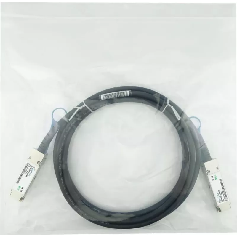 Suderinamas Lenovo ASQX BlueLAN SC282801L2M30 QSFP28 tiesioginio prijungimo kabelis, 100GBASE-CR4, Infiniband EDR, 30AWG, 2 metrai (ASQX-BL)