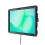 Compulocks PowerMove užrakinamas sieninis laikiklio rinkinys 11 inch planšetiniams kompiuteriams - VESA 75x75, 360° pasukimas, juodas plienas (PMGA11P)