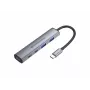 Conceptronic 4-in-1 USB-C Hub Dock su 2x USB-C, 2x USB-A ir 100W PD - Pilka