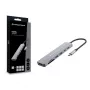 CONCEPTRONIC 7-in-1 USB-C Dockavimo stotis su HDMI, USB-C PD, 2x USB-A, SD & MicroSD kortelių skaitytuvais, 25 cm kabeliu, Space Grey