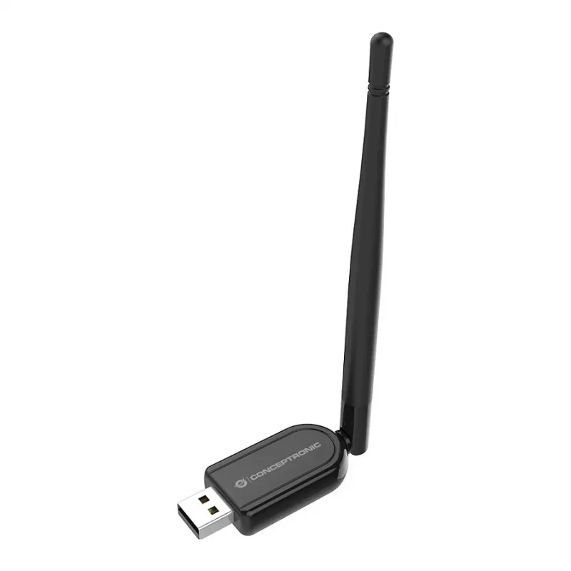Conceptronic ABBY07B Long Range USB Bluetooth 5.1 Adapter with External Antenna - 3 Mbps