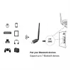 Conceptronic ABBY07B Long Range USB Bluetooth 5.1 Adapter with External Antenna - 3 Mbps
