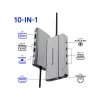 Conceptronic DONN34G 10-in-1 USB 3.2 Gen 2 MST dokavimo stotelė, 4K60Hz HDMI, 8K30Hz DisplayPort, GbE, USB-C 10Gbps x 3, USB-A 480Mbps x 2, Audio, 100W USB PD