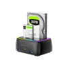 Conceptronic DONN36B 2 lizdų SATA HDD/SSD prijungimo stotelė, USB 3.0, 2x USB-A, Black