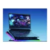 Conceptronic THYIA03B USB-C nešiojamojo kompiuterio aušinimo padėklas su išmaniojo telefono laikikliu, RGB, 12V