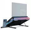 Conceptronic THYIA03B USB-C nešiojamojo kompiuterio aušinimo padėklas su išmaniojo telefono laikikliu, RGB, 12V