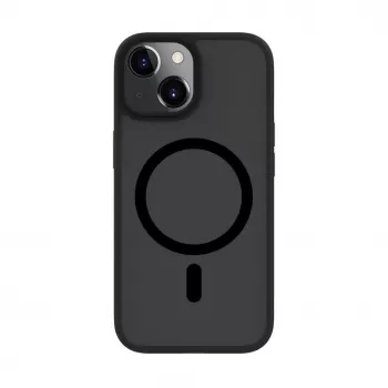 Connect Apple iPhone 15 hibridinis dėklas su magnetiniu PC+TPU, juodas