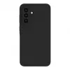Connect Samsung Galaxy A35 5G aukščiausios kokybės minkšto prisilietimo silikoninis dėklas juodos spalvos