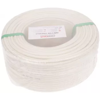 CONOTECH NS-585 Koaksialinis kabelis NS113TRI HQ 1m 75 Ohm trigubai ekranuotas baltas