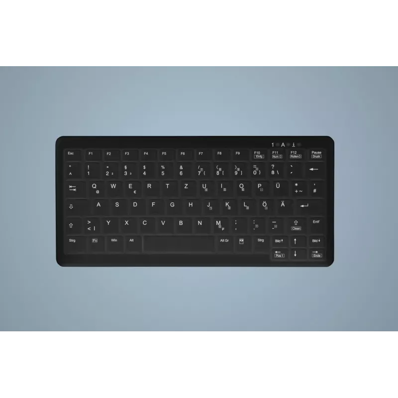 CHERRY AKTIVE KEY Hygiene Mini Notebook Style Keyboard Seale - US - schwarz (AK-C4110F-U1-B/US)