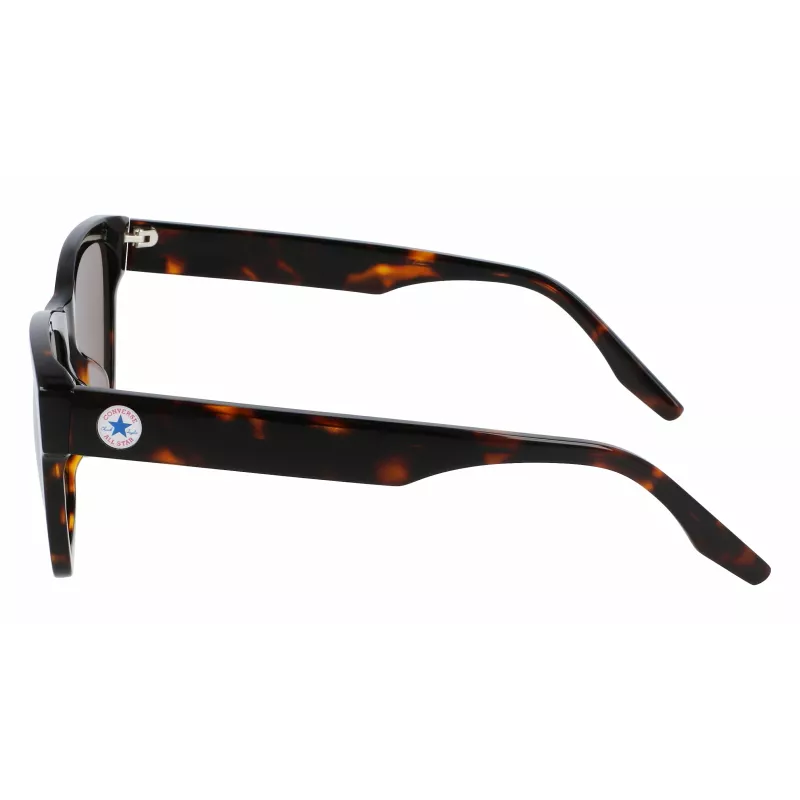 CONVERSE Women's C501SALTAR239 Rectangular Sunglasses - Smoke Lens - Black Acetate Frame - 56/18/140 mm