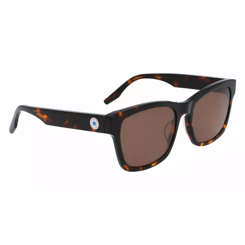 CONVERSE Women's C501SALTAR239 Rectangular Sunglasses - Smoke Lens - Black Acetate Frame - 56/18/140 mm