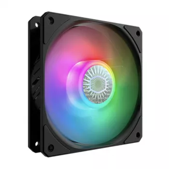 Cooler Master MasterFan MF120 Lite ARGB 120mm PWM korpuso ventiliatorius, 650-1750 RPM, 47,2 CFM, juodas