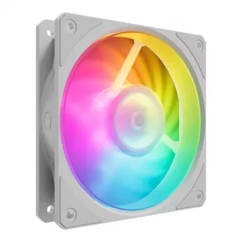 Cooler Master Mobius 120P ARGB 120 mm baltas PWM korpuso ventiliatorius (1 vnt.)