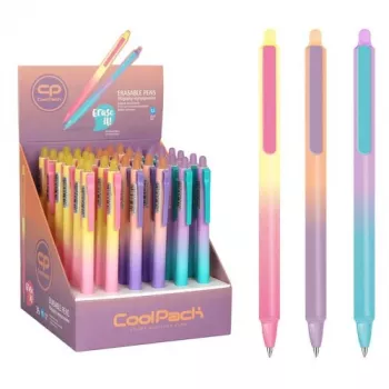 COOLPACK Gradient Light ištraukiamas trinamas rašiklis 0,5 mm juodu rašalu