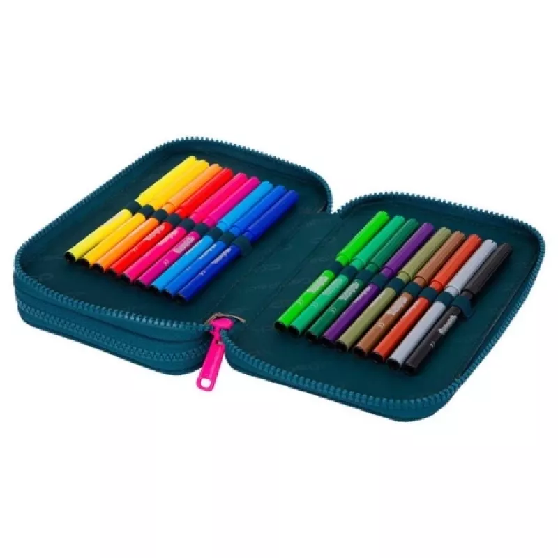 CoolPack Jumper 2 Sunny Day dviejų aukštų mokyklinis penalas su įranga