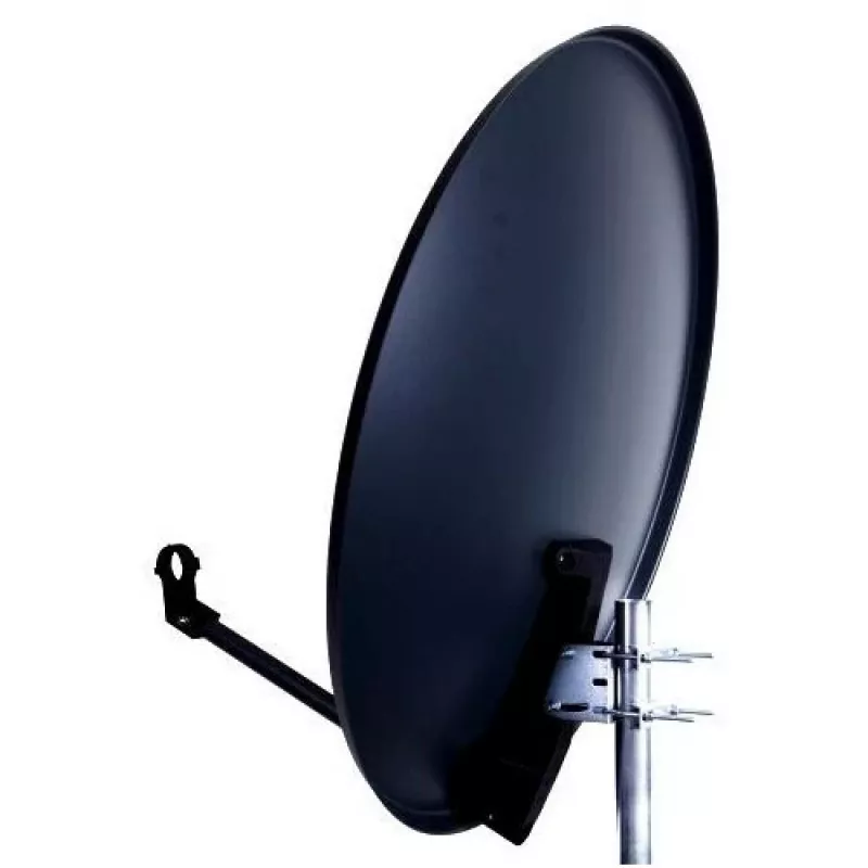CORAB 80 cm Dark Antenna Dish (ASC-800M-C) - Offset Parabolic Satellite Dish