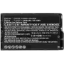CoreParts MBXDE-BA0184 pakaitinė baterija, skirta Dell Latitude 12 7202 / 7202 Rugged Tablet - 7,6V 3400mAh 25,84Wh Li-Ion 2 elementų juoda