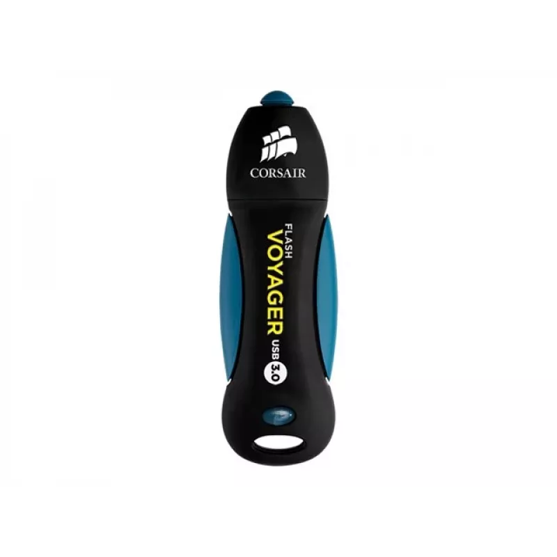 CORSAIR Flash Voyager 256GB USB-A 3.2 Gen 1 Flash Drive (Juoda/Mėlyna)