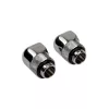 Corsair Hydro X Series 90° sukamoji jungtis G1/4 colio chromuota (2 vnt.) - CX-9055008-WW