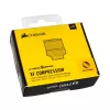 Corsair Hydro X Series XF suspaudimo G1/4 13/10 jungtys keturių pakuotė - auksinė