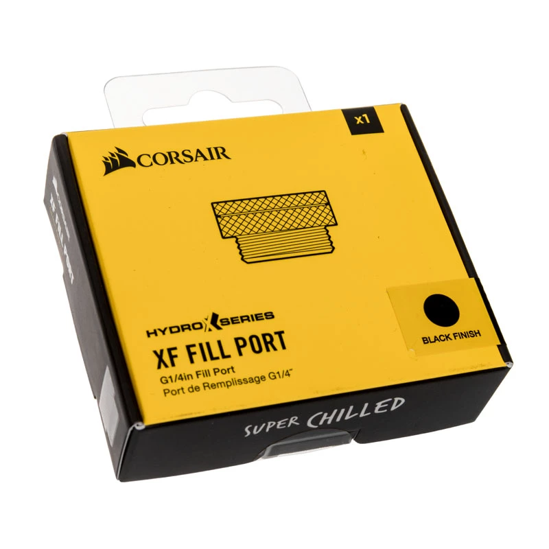 CORSAIR Hydro X Series XF Užpildymo anga G1/4 colio vidinis sriegis - juoda